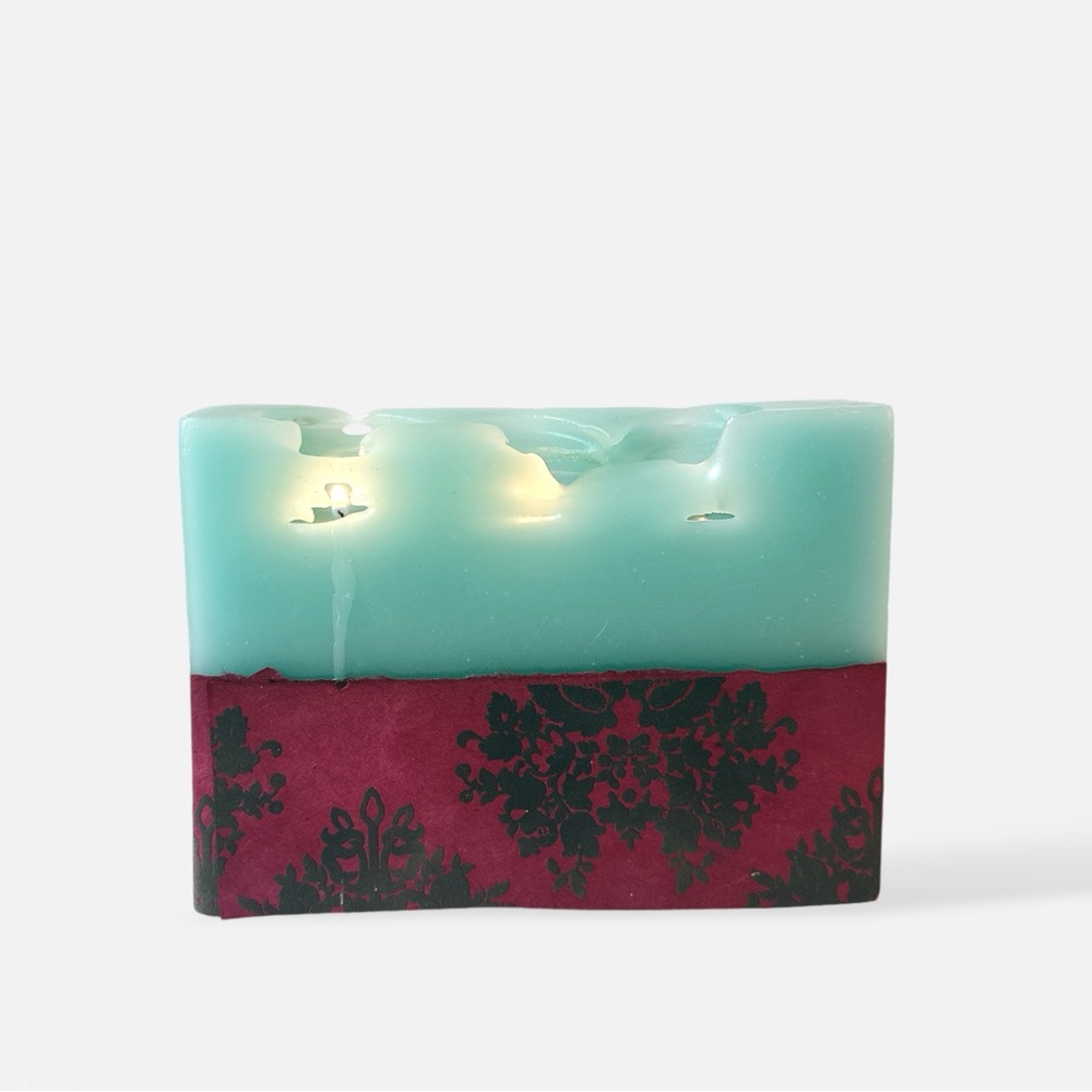 Anthropologie Block Candle Centerpiece
